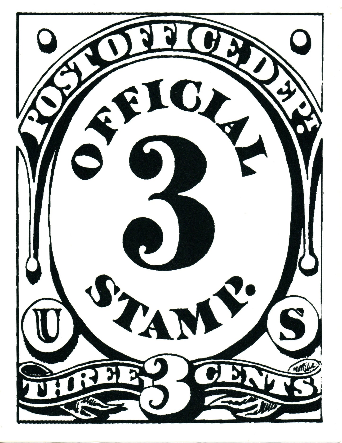 #04 Official Stamp postal t-shirt