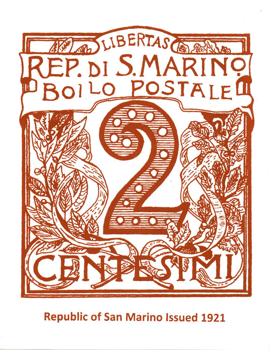 #16 San Marino postal t-shirt